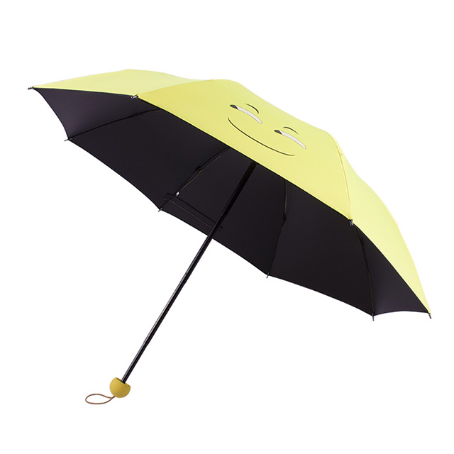 Umbrella manufacturers low price promotion 30% black plastic folding umbrella